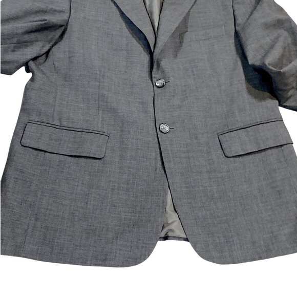 Stafford Jacket Mens 40 Short Gray Wool Lined Sport Classic Professor Office - Picture 13 of 16